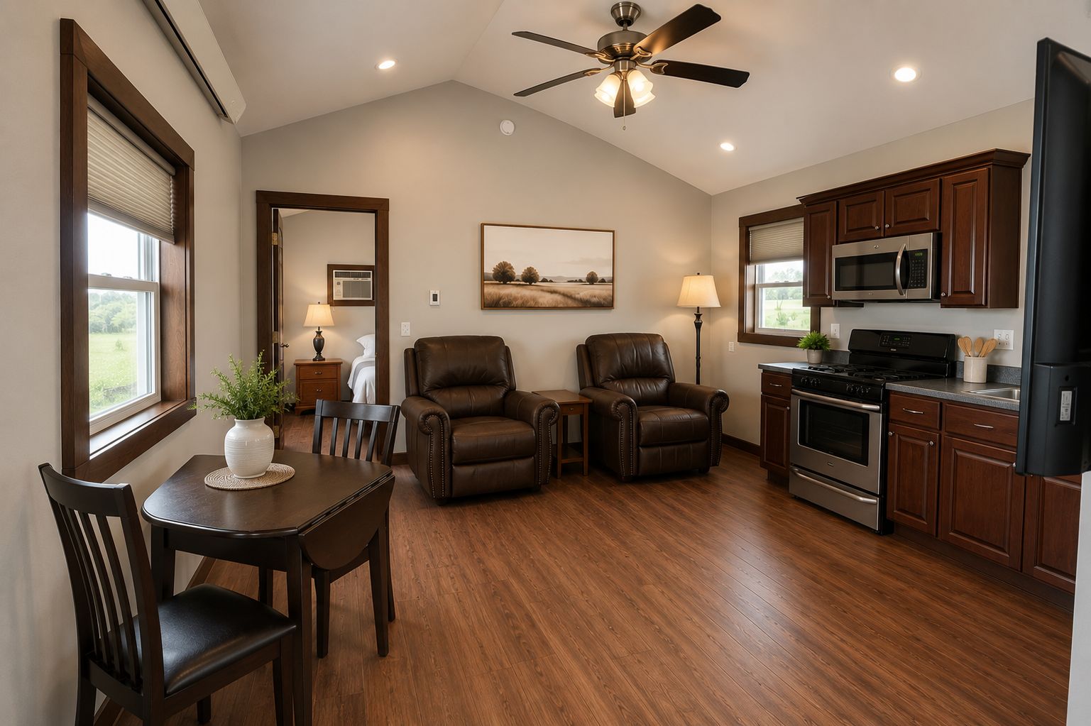 Cabin living room