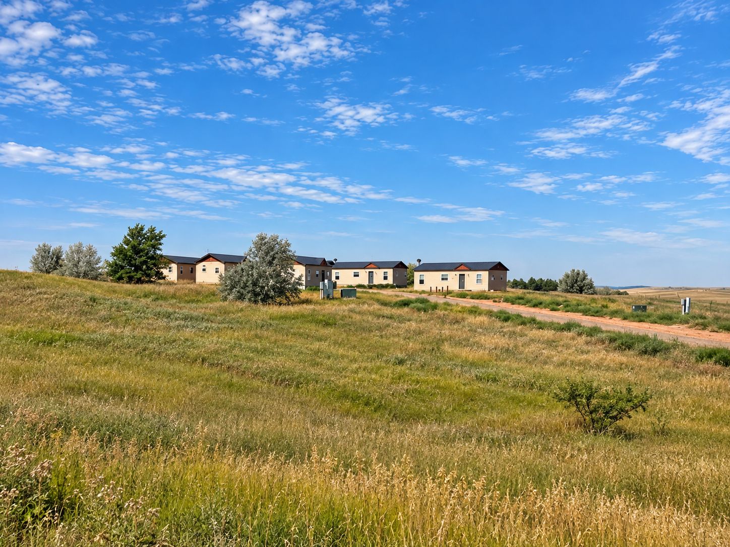 Sage Highlands units across open prairie